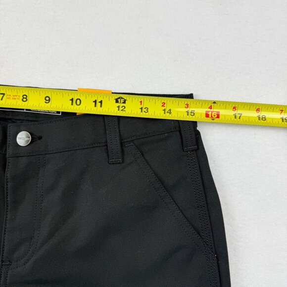 Carhartt Women's Rugged Flex Black Canvas Work Shorts Size 6 NWT 10" Inseam - Picture 9 of 12